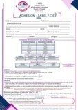 ADHESION LABEL FCEF ADHESION LABEL FCEF